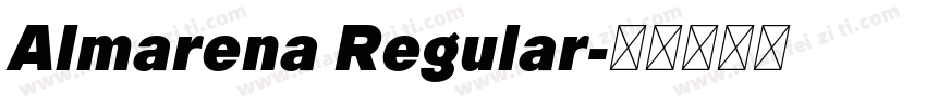 Almarena Regular字体转换
